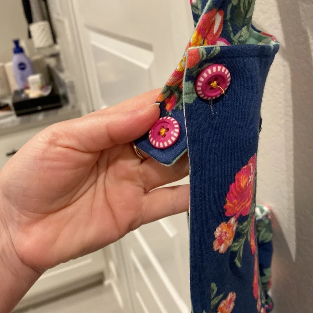 EUC Matilda Jane Clothing Size 14 Teen Tween Floral Flower Overalls MJC 2018 - Picture 6 of 11